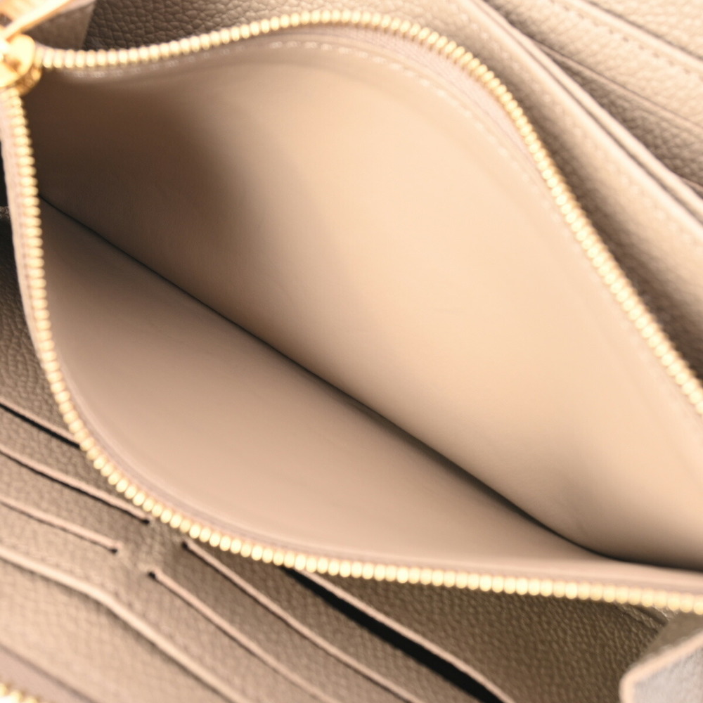 Louis Vuitton Bicolor Empreinte Zippy Wallet Tourtrail Creme Long - Picture 12 of 15